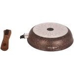 Сковорода 240мм со съемной ручкой, АП линия «Granit Ultra Induction» (red)