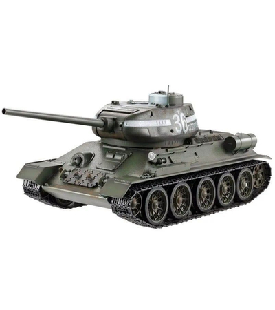 Р/У танк Taigen 1/16 T34-85 (СССР) дым (для ИК боя) V3 2.4G RTR