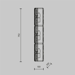Настенный светильник Maytoni Facet MOD094WL-03CH