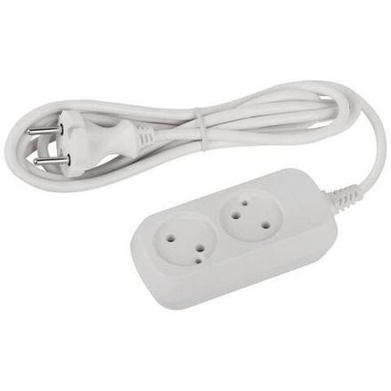 Удлинитель 2х1.5м без заземл. ПВС 2х0.75 UDL-10-215 Greenline Эра Б0065055