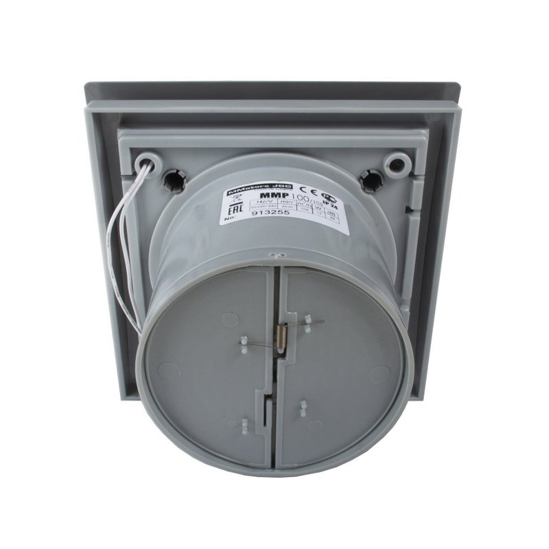 Вентилятор вытяжной для ванн ММ-Р 07 металл овал 105 м³/час 14 Вт с обратным клапаном металл