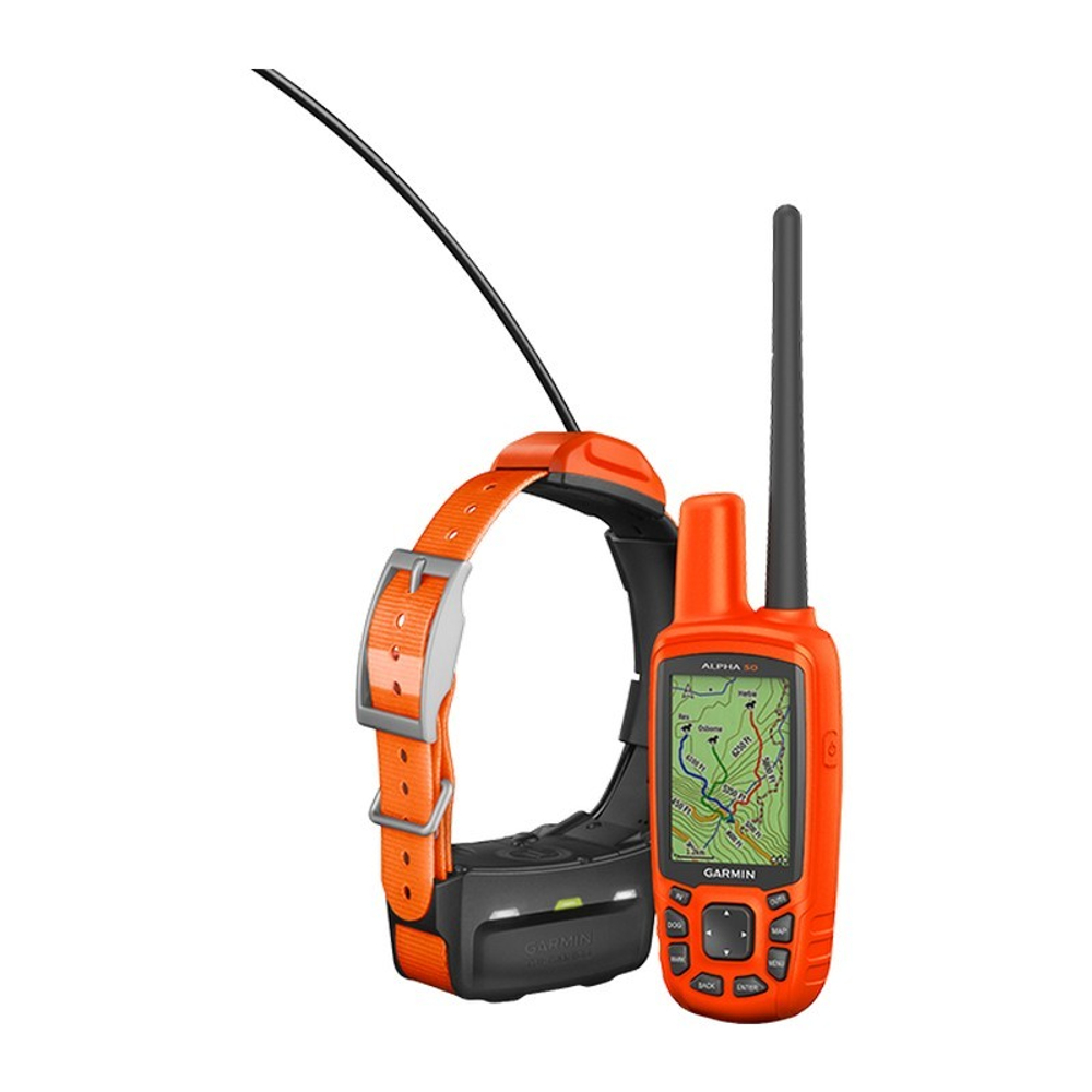 Ошейник для собак Garmin Alpha 50/T5 с GPS/ГЛОНАСС-приемником и LED-индикатором (010-01635-F1)