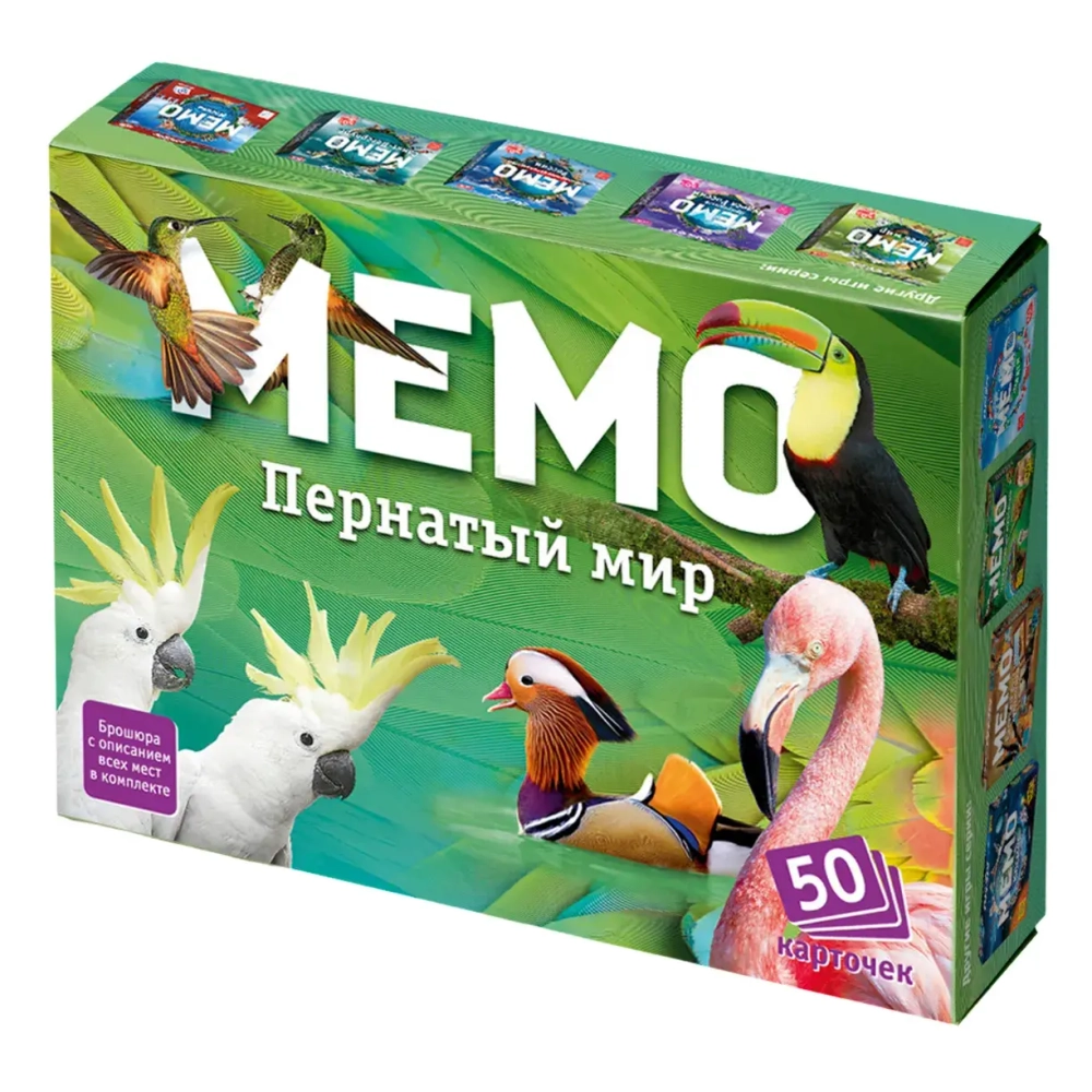 Настольная игра Мемо «Пернатый мир»