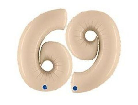 Г ЦИФРА 6 40" Сатин Крем