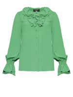 Блуза с рюшами