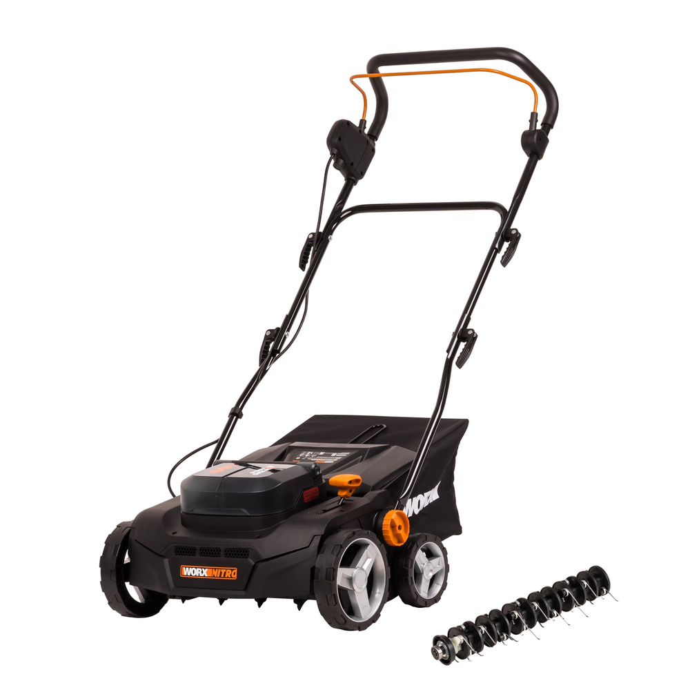 Скарификатор-аэратор аккумуляторный бесщёточный WORX WG855E.9 40В без АКБ и ЗУ