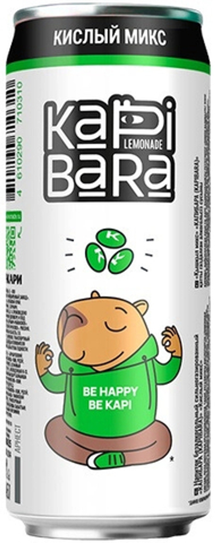 Газированный Напиток Капибара Кислый Микс / Kapibara Sour Mix 0.45 - банка