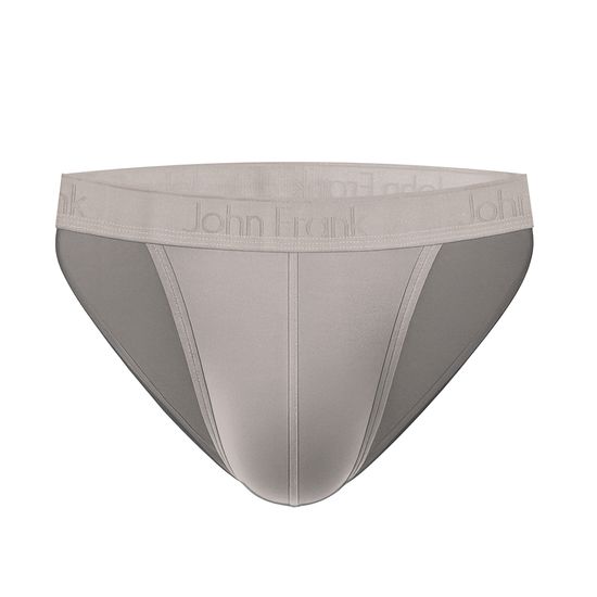 Мужские трусы танга бежевые JOHN FRANK JFBMODNABKN01