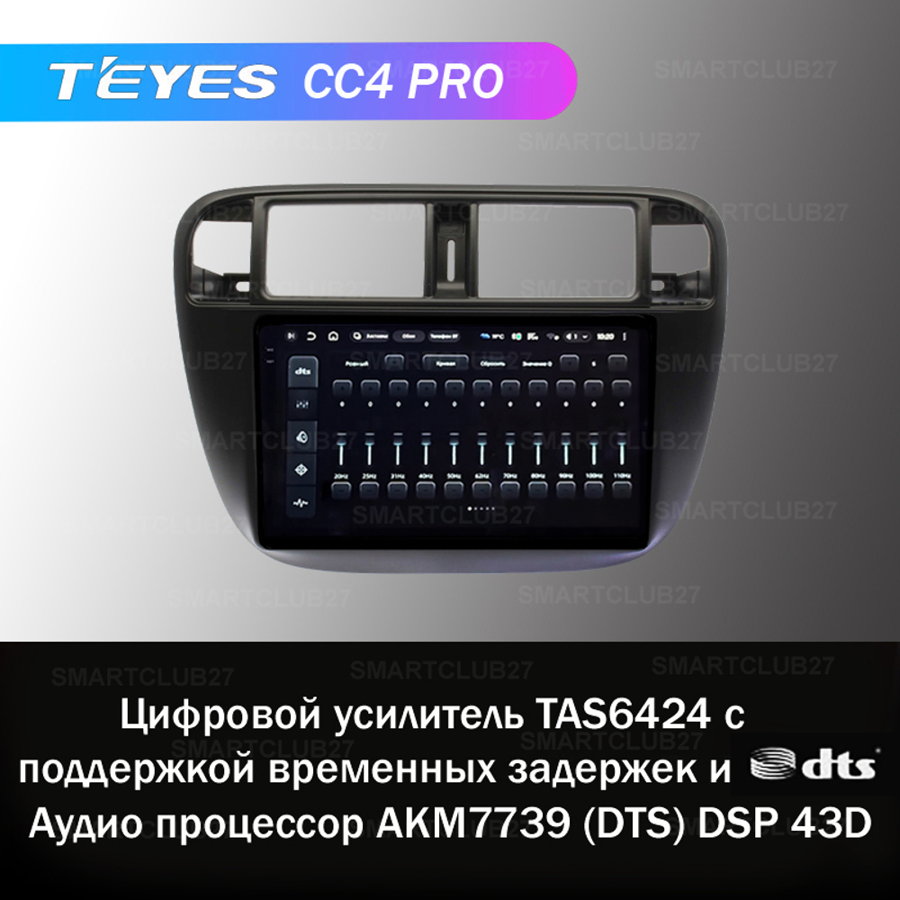 Teyes CC4 Pro 9" для Honda Civic 1996-2001 (прав)