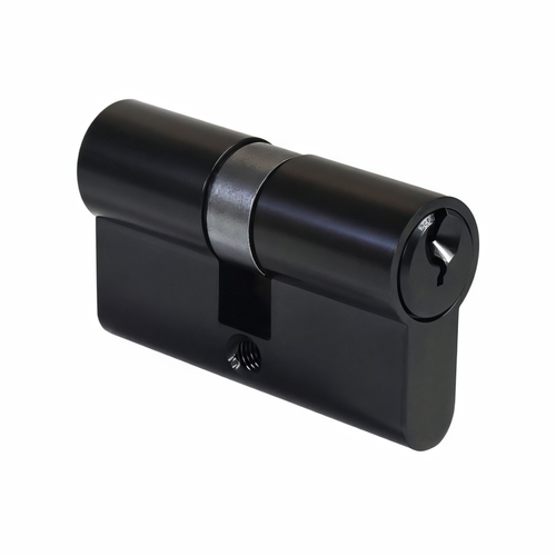 Механизм цилиндровый P60 (30х30) BL 5 ключей (черный)