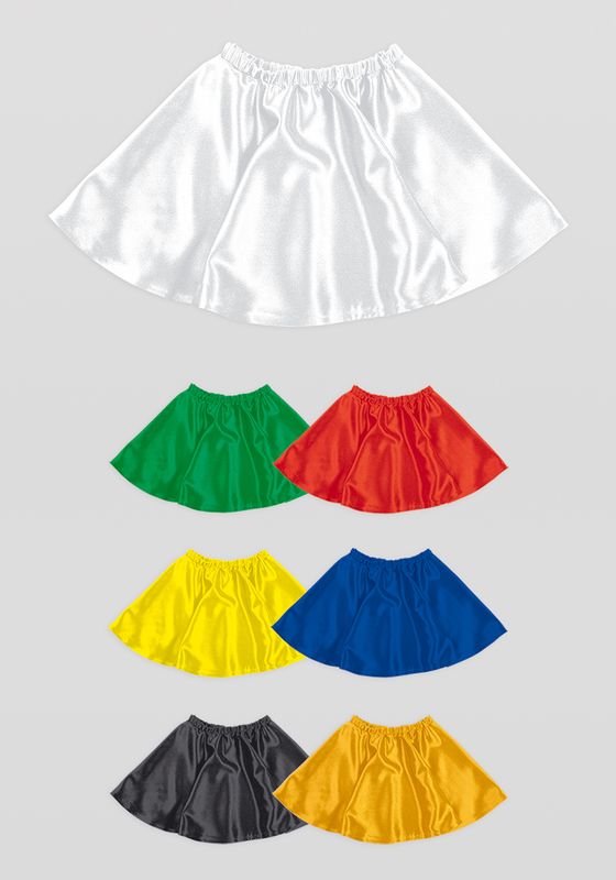 Юбка из креп-сатина белая