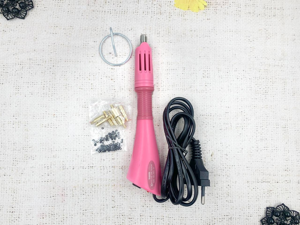 Термоаппликатор для страз горячей фиксации, 7 насадок