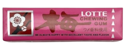 Жевательная резинка Lotte Умэ японская слива