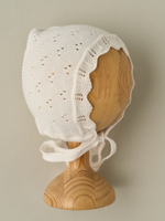 Комбинезон, чепчик и носочки, Натуральный