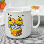 Набор детской посуды 3 предмета форма Идиллия Пчелы