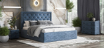Кровать BOSS CLASSIC велюр Royal топаз