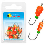 Мормышка фосфорная №07 P, 2 упк по 10 шт 0,14g