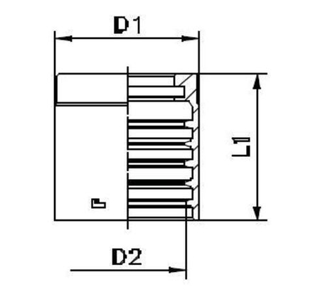 Муфта DN 25 4SP/4SH