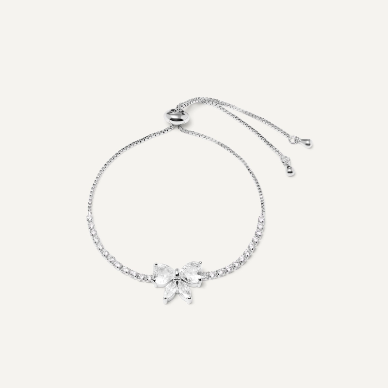 Браслет Изящный Бант с Сердцем