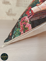 Декоративная гобеленовая наволочка для интерьерной подушки Каналы Венеции 68х47