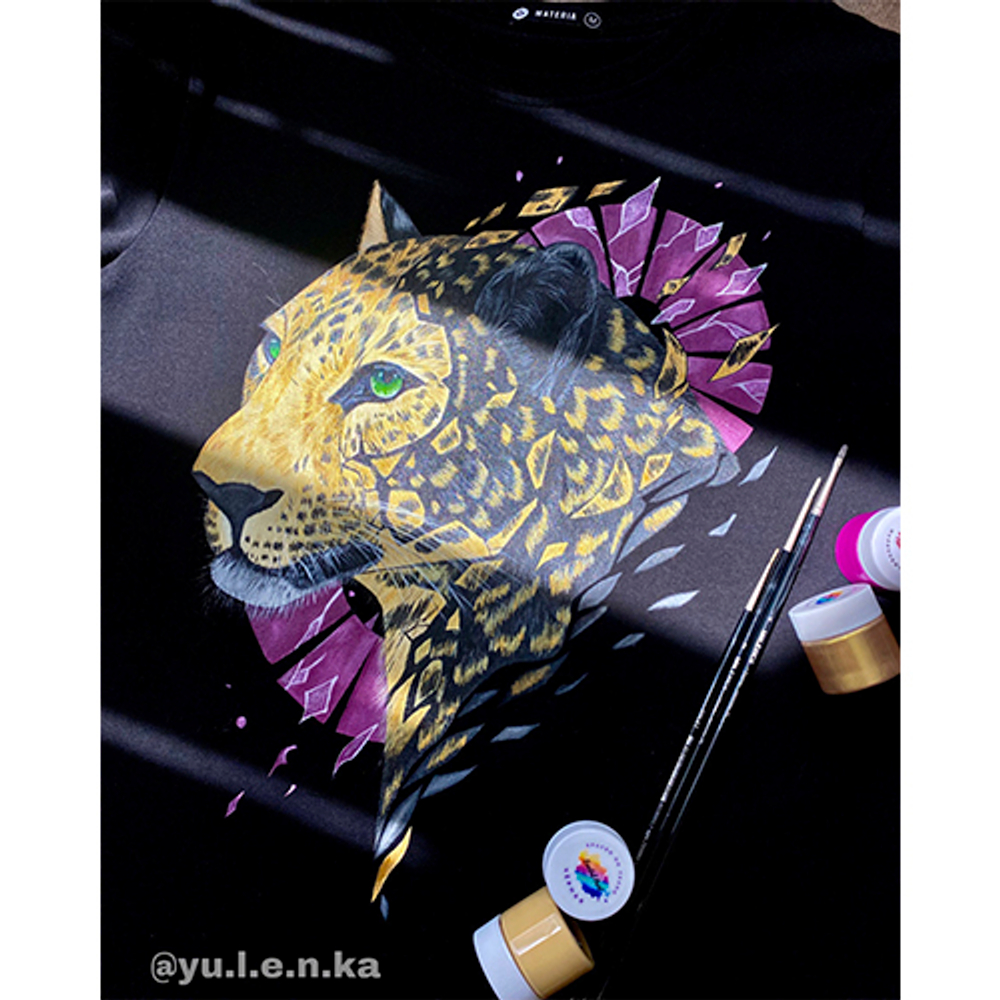 Краска по ткани и обуви, одежды акриловая «Золото»