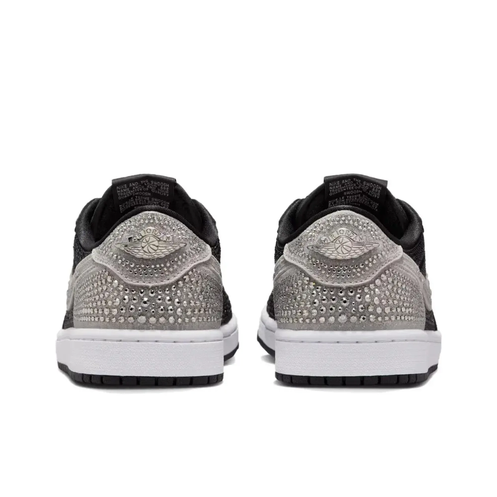 Женские кроссовки Air Jordan 1 Retro Low OG x Swarovski 'Stealth' HM9208-001