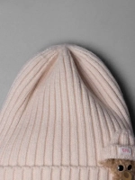 Шапка для девочки на осень бини