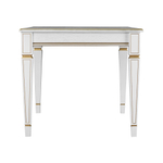 Стол журнальный Мебелик Васко В 81 белый ясень-золото