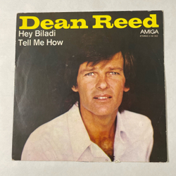 Винтажная виниловая пластинка LP Dean Reed, Hey Biladi / Tell Me How (ГДР 1978) 7 дюймов