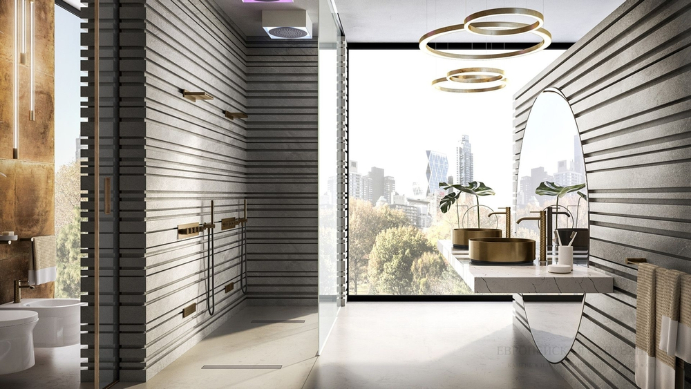 Мыльница Gessi 316, настенная, цвет White/Brass Brushed PVD