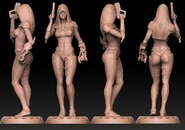 Фигурка Касуми Гото Mass Effect Kasumi Goto