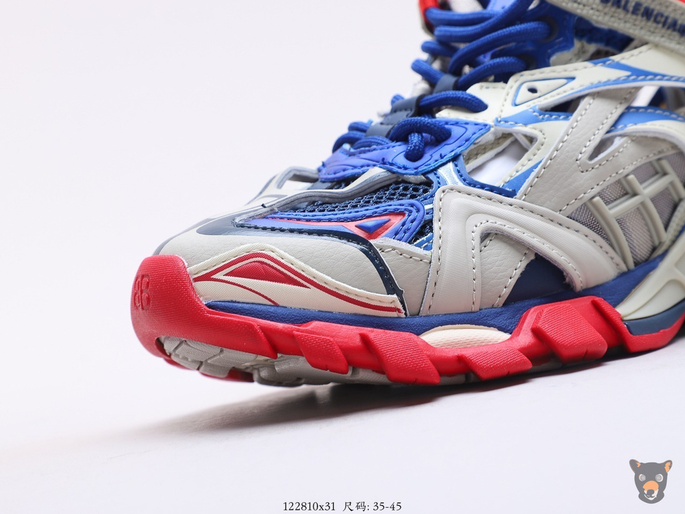 Кроссовки Track.2 Grey/Blue/Red