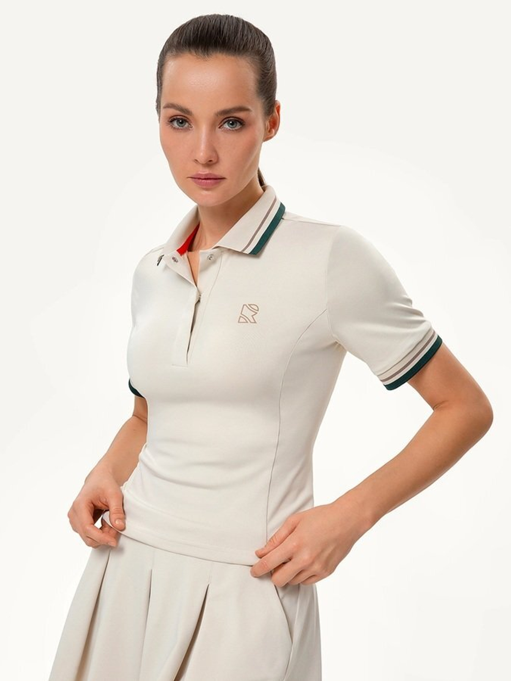 ОДЕЖДА ДЛЯ ТЕННИСА Женская, Поло RAQUETA HIGH VIBE .