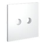 Накладка для розетки телевизионной оконечной TV+SAT, S70 (белый матовый)