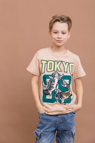 103_БК25 Футболка кор.рукав, бежевый