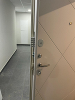 Дверь входная Лабиринт Трендо 24 Белый софт металлическая