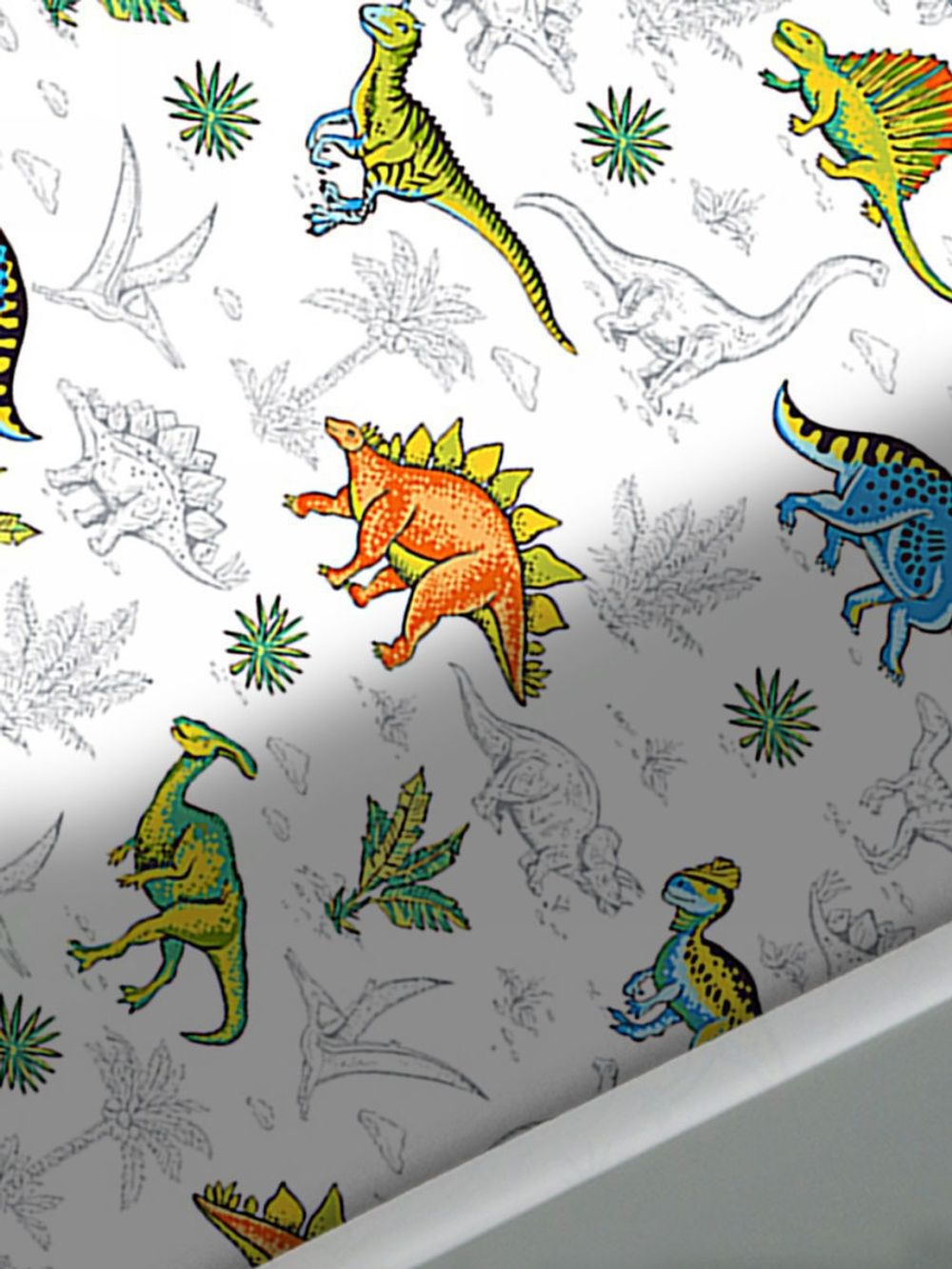 Простынь перкаль Сказка "Динозавры" 240x215 см