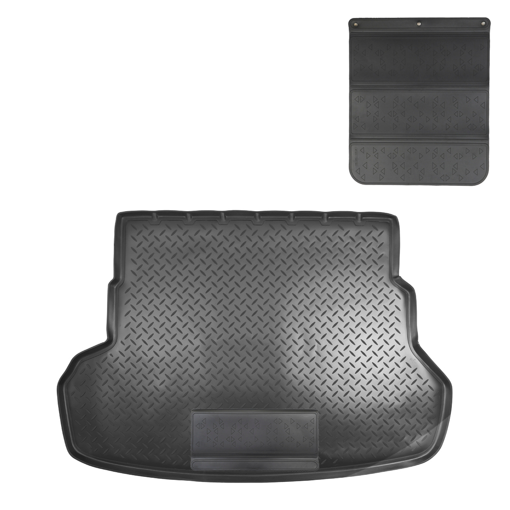 Коврик в багажник Norplast/Unidec для Kia Rio в кузове RUS QB SD (2011-), Черный, арт.NPL-P-43-37-APP