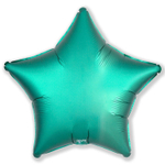Шар фольгированный Звезда 45 см (Бирюзовый)