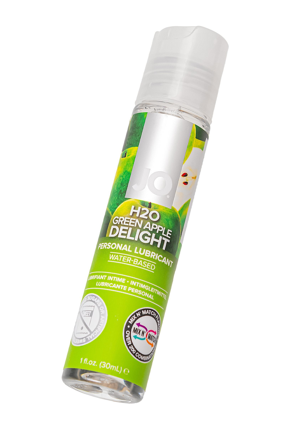 Смазка с ароматом яблока JO Flavored  Green Apple H2O - 30 мл.