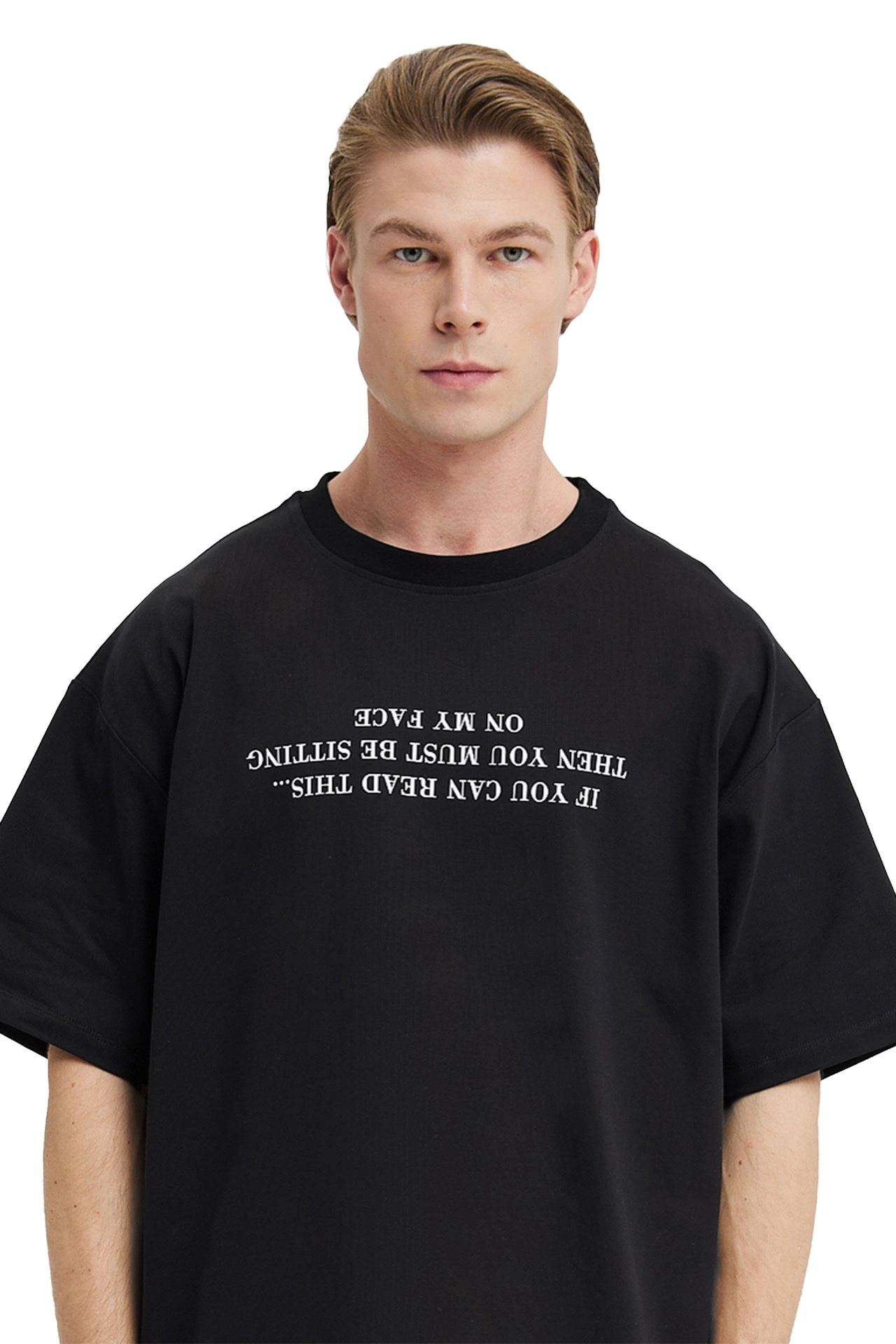 Футболка оверсайз с принтом