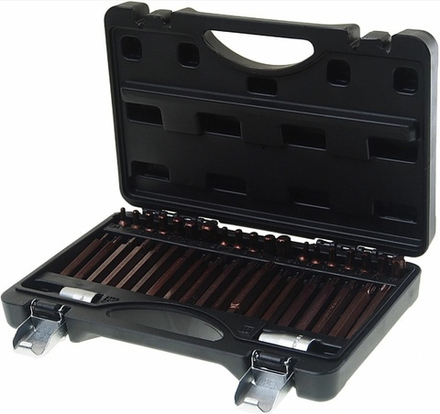 Набор вставок RF-4401D: 1/2"&1/4"&3/8"DR TORX 40пр. с держателями PREMIUM ROCKFORCE