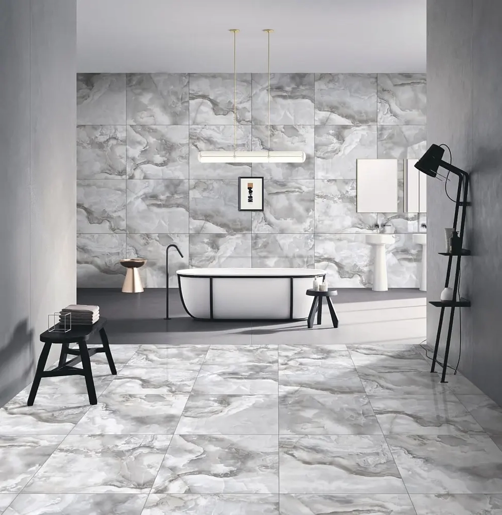 Керамогранит Primavera Honey Onyx Bianco Polished 60x60 см (PR120)