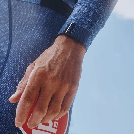 Плетеный ремешок для браслета Whoop 4.0 SuperKnit Band​ (Blue Jay)