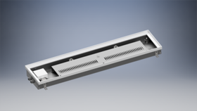 Конвектор внутрипольный электрический Vitron 110 х 260 х 1700 мм (с вентилятором, без решетки)