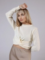 Джемпер укороченный с узлом