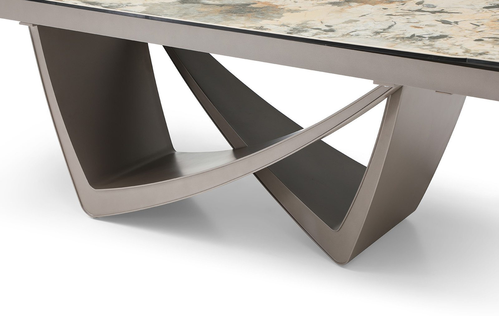 Стол DT2407 (200-300) TL-137 керамика/#23243 серый металлик