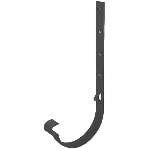 Кронштейн желоба металлический Альта-Профиль Элит Графит 125 мм