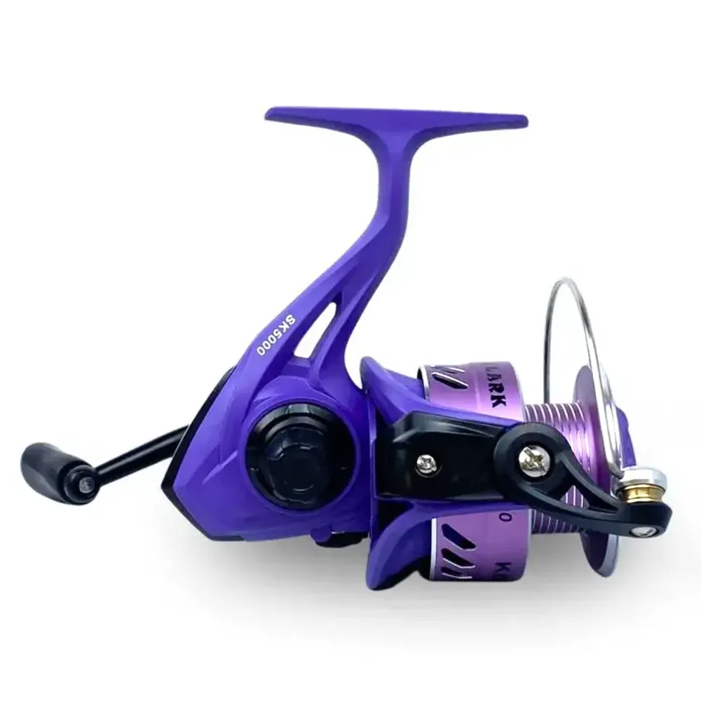 Безынерционная катушка 5000 Kaida SKYLARK (3+1BB, мет. шпуля), Фиолетовый