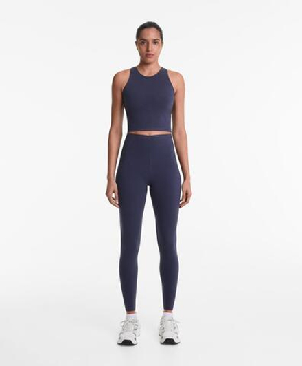 Oysho Майка Compressive, темно-синий